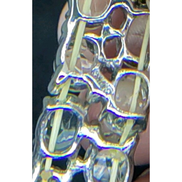 Monet Crystal Bracelet Stretch 7 Before Stretch.75" Wide - Picture 2 of 4